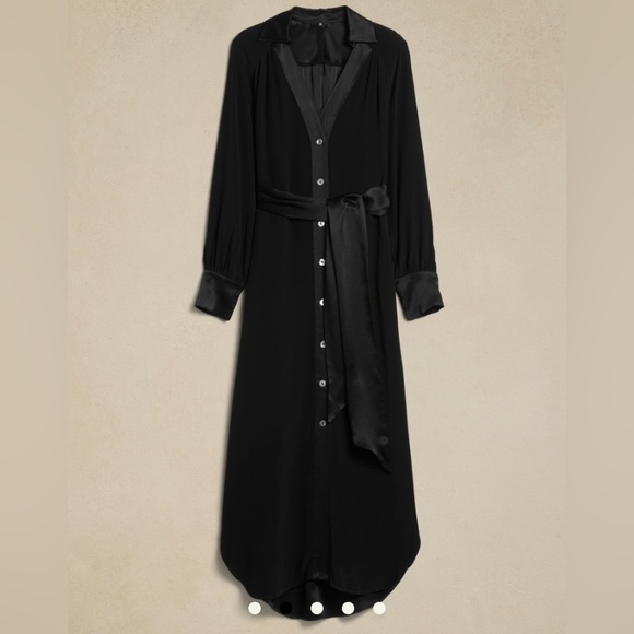 BANANA REPUBLIC FELISA MIDI SHIRTDRESS - Picture 2 of 6